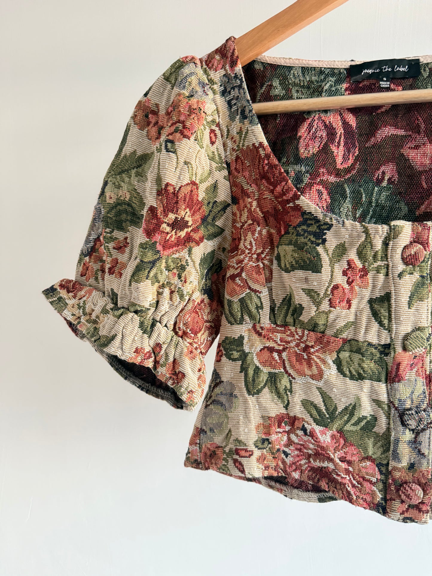 Vintage Tapestry Top