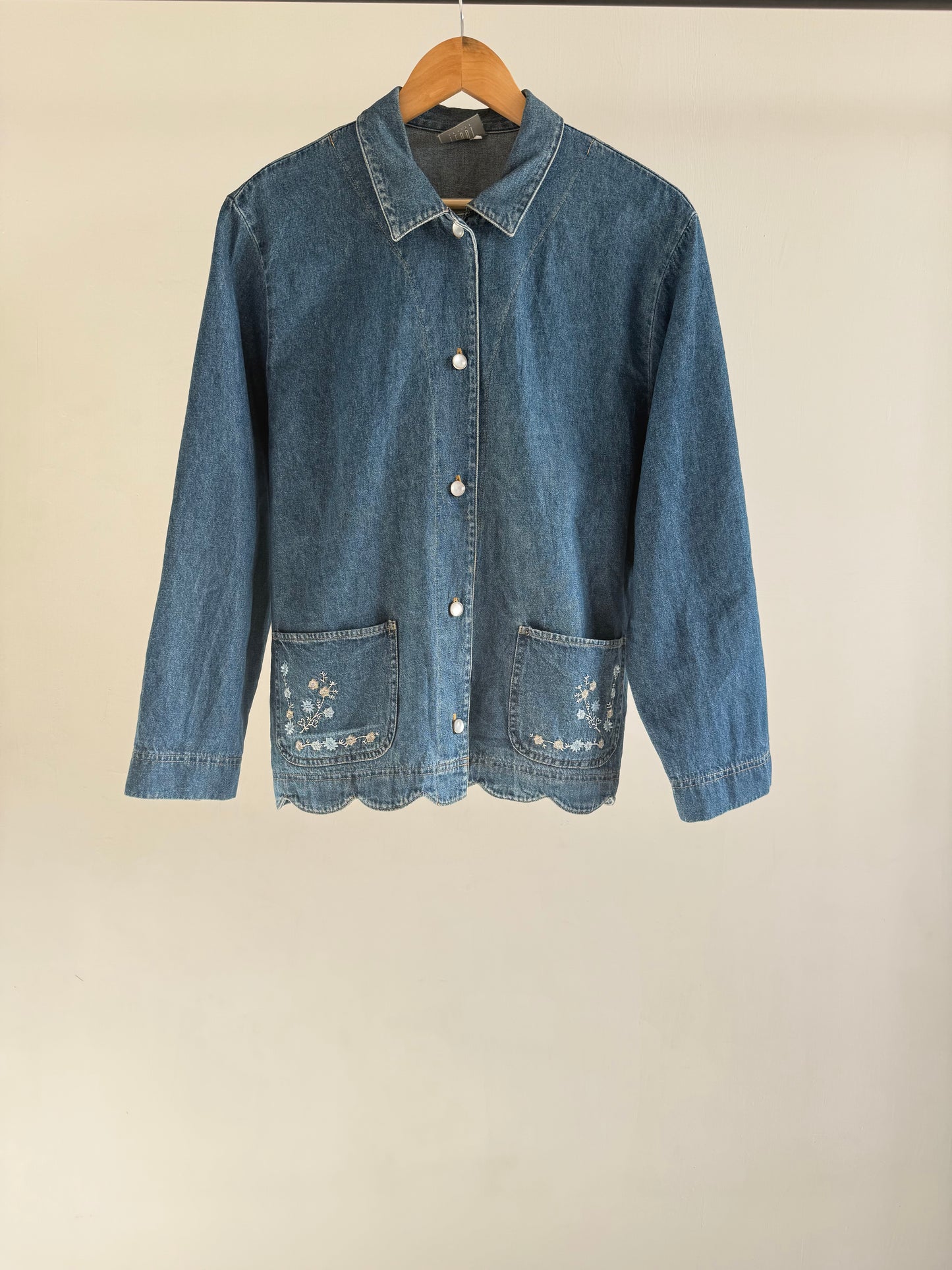 Denim Embroidered Jacket