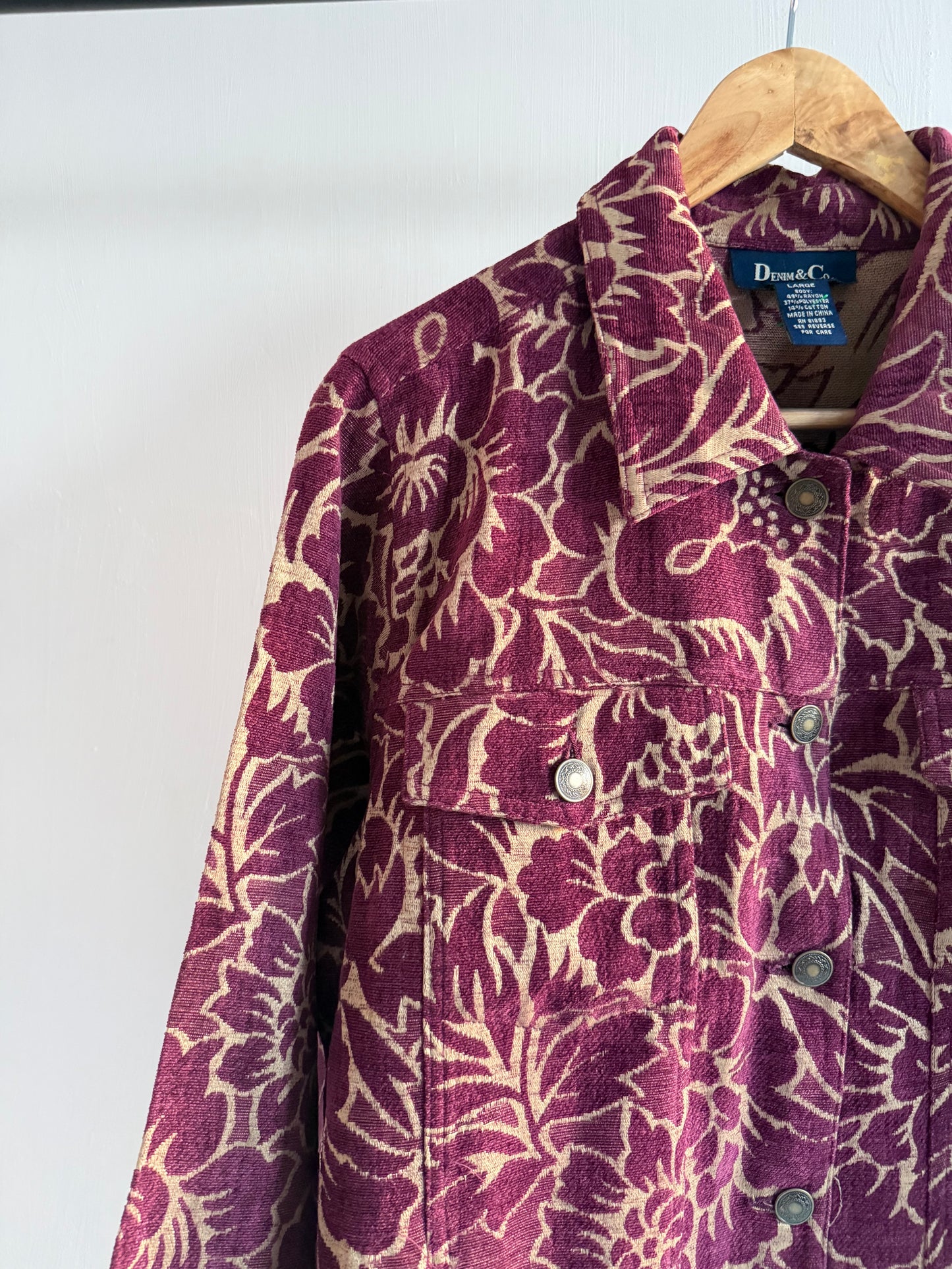 Plum Tapestry Jacket