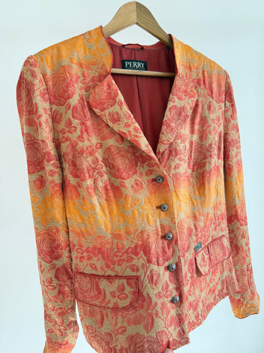 Sunburst Floral Blazer