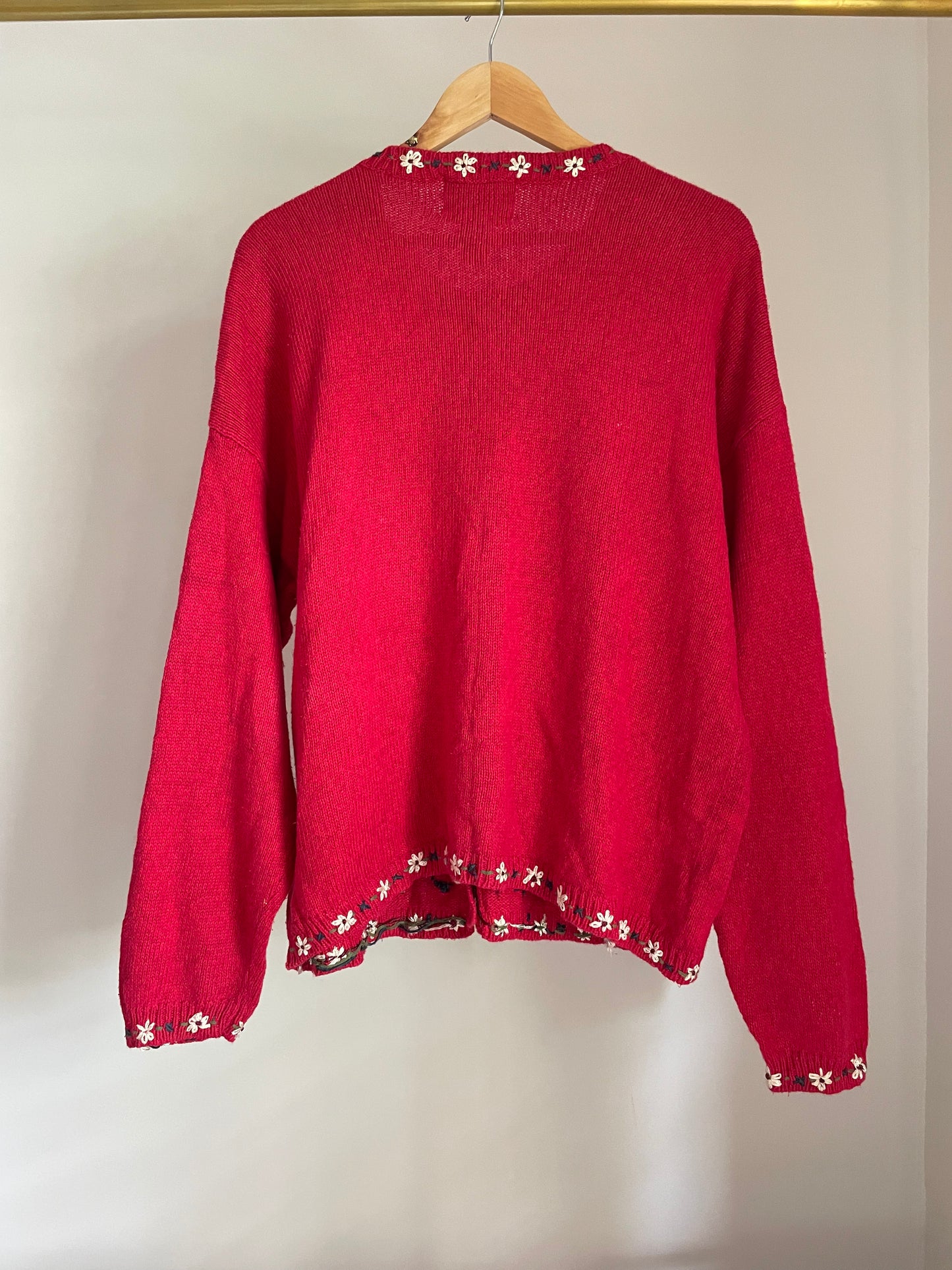 Heart patchwork cardigan