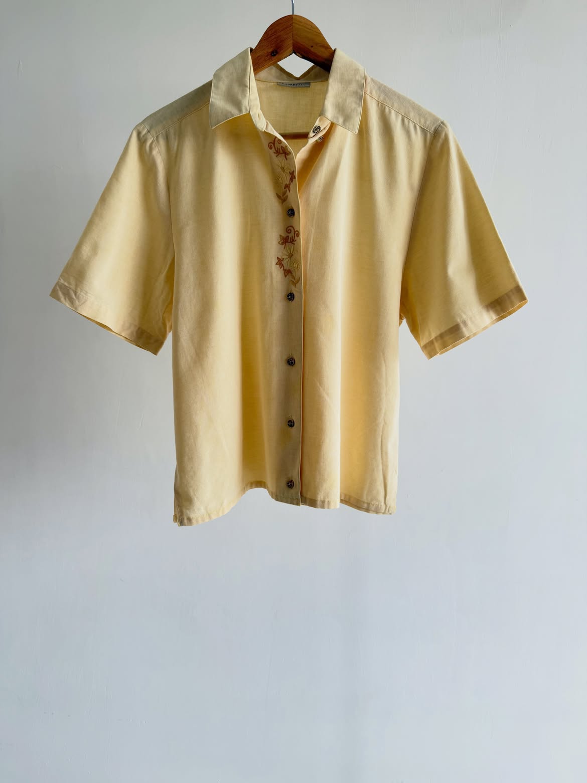 Butter Yellow Half Shirt