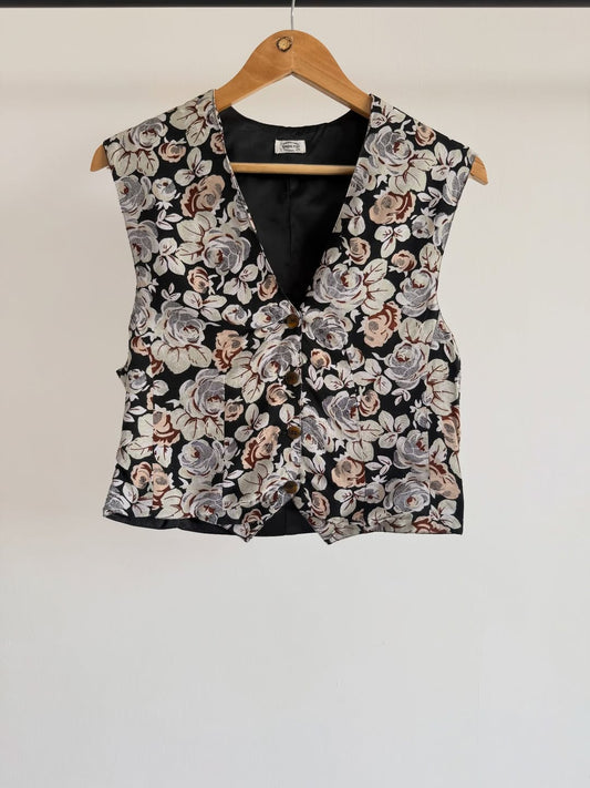 Vintage Floral Vest
