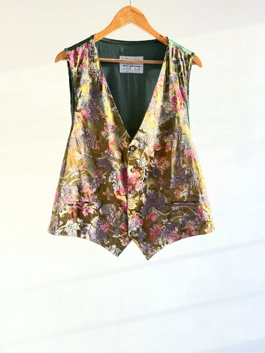 Multicolored Floral Vest