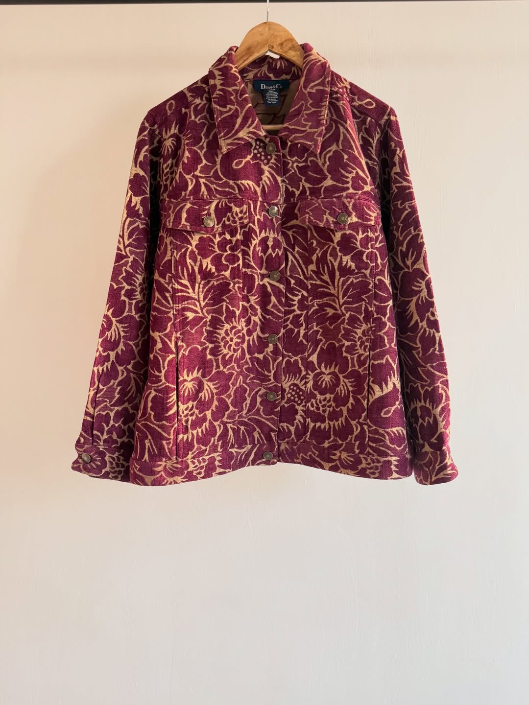 Plum Tapestry Jacket