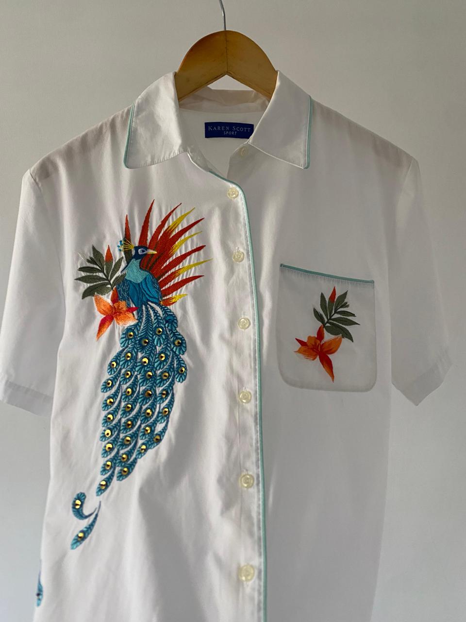 Peacock Shirt - Half Sleeve