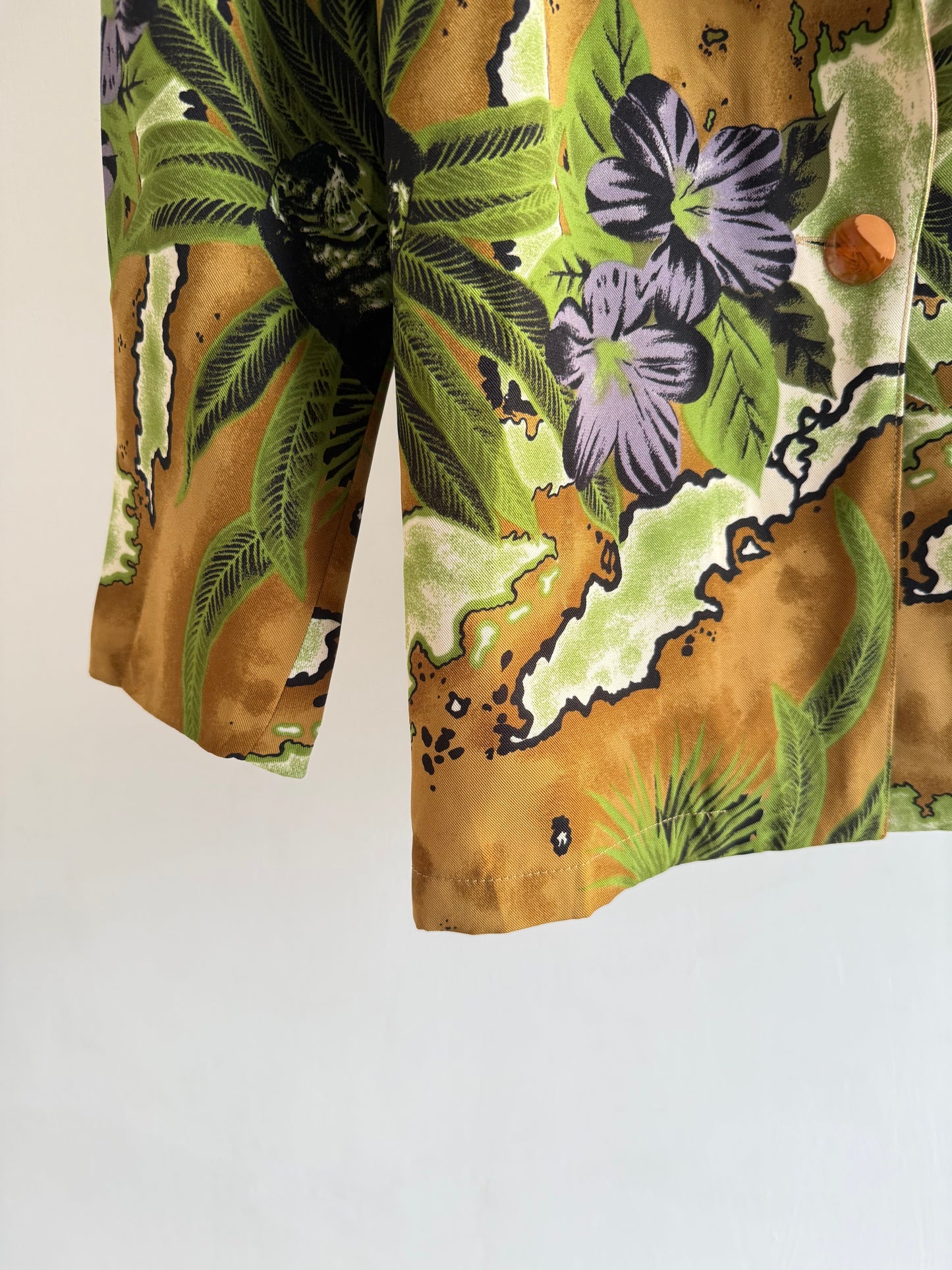 Multicoloured Polyester Blazer