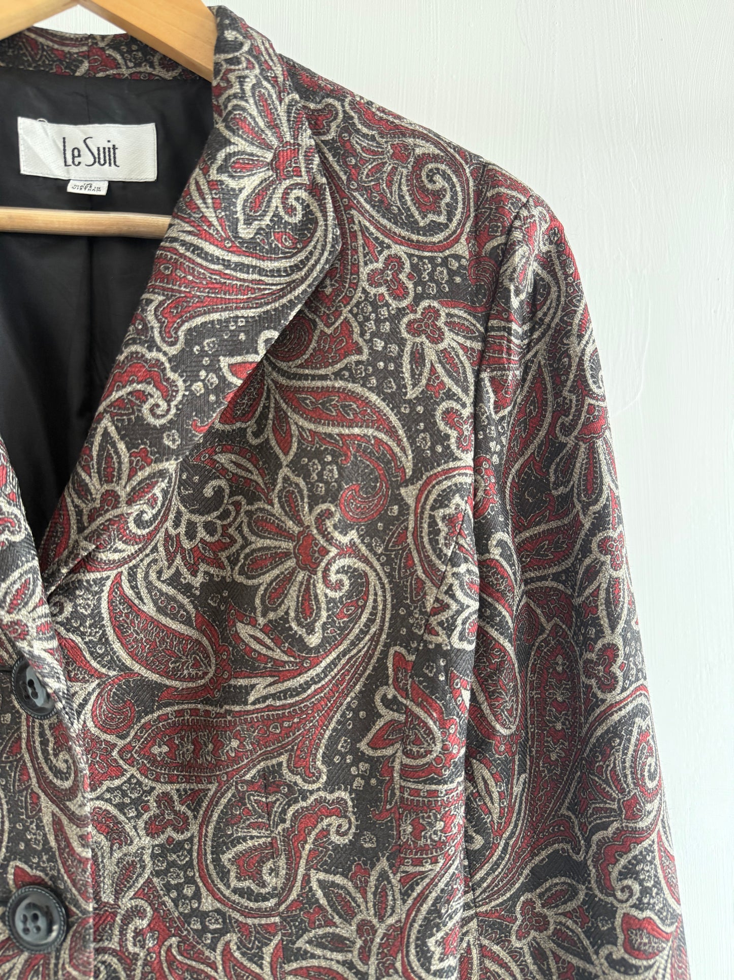 Boho Maroon Blazer