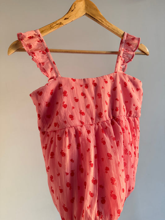 Pink Printed Top