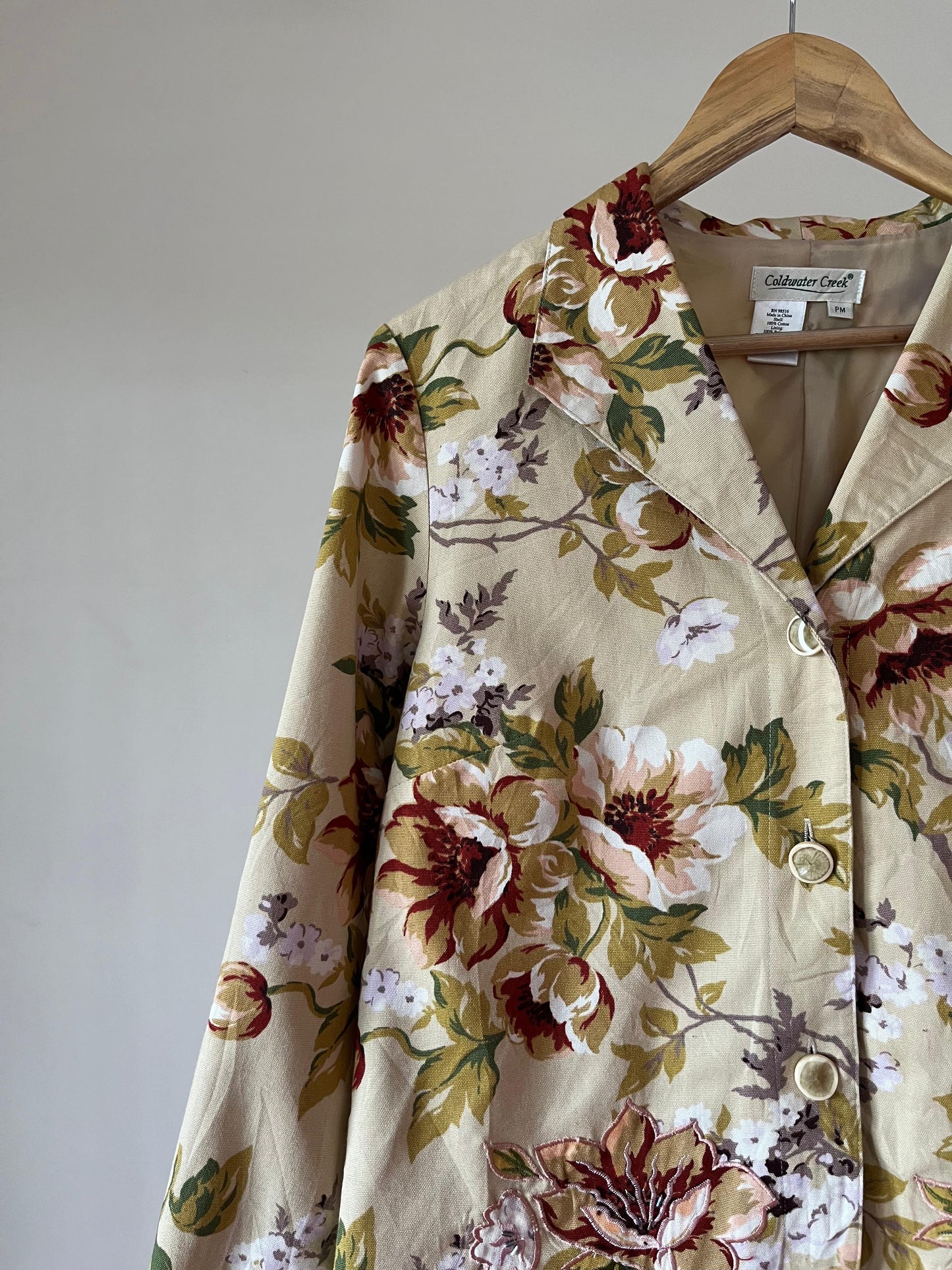 Floral summer  jacket