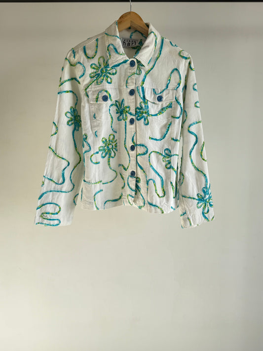 White Embroidered Jacket