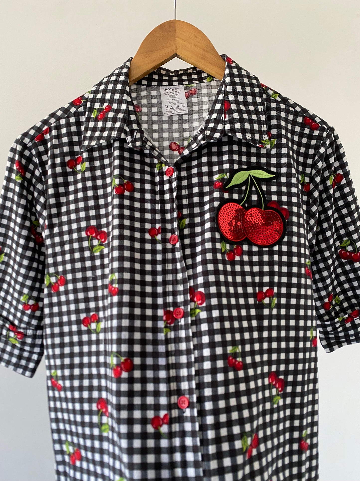 Cherry checkered shirt
