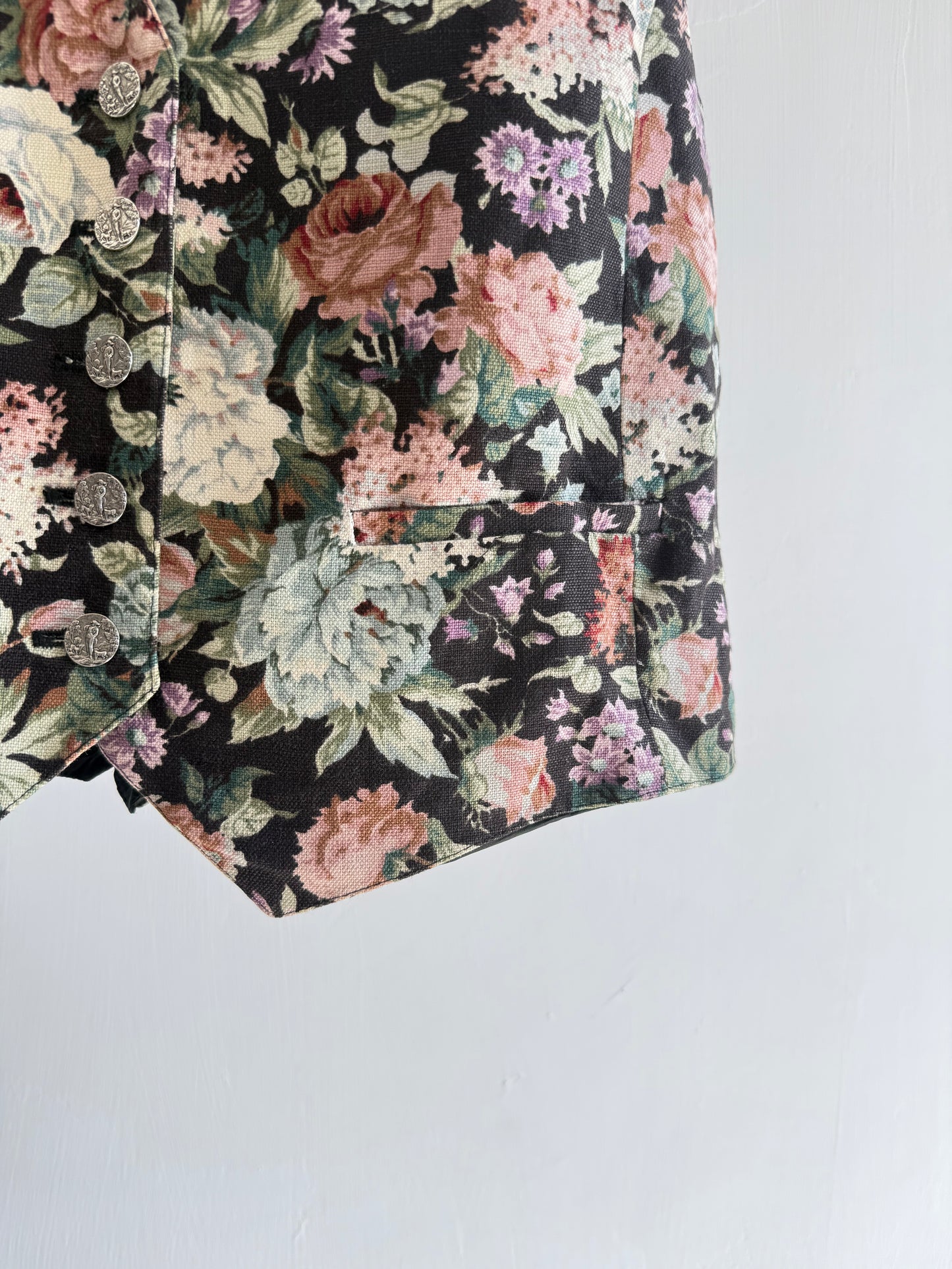 Floral Vintage Vest