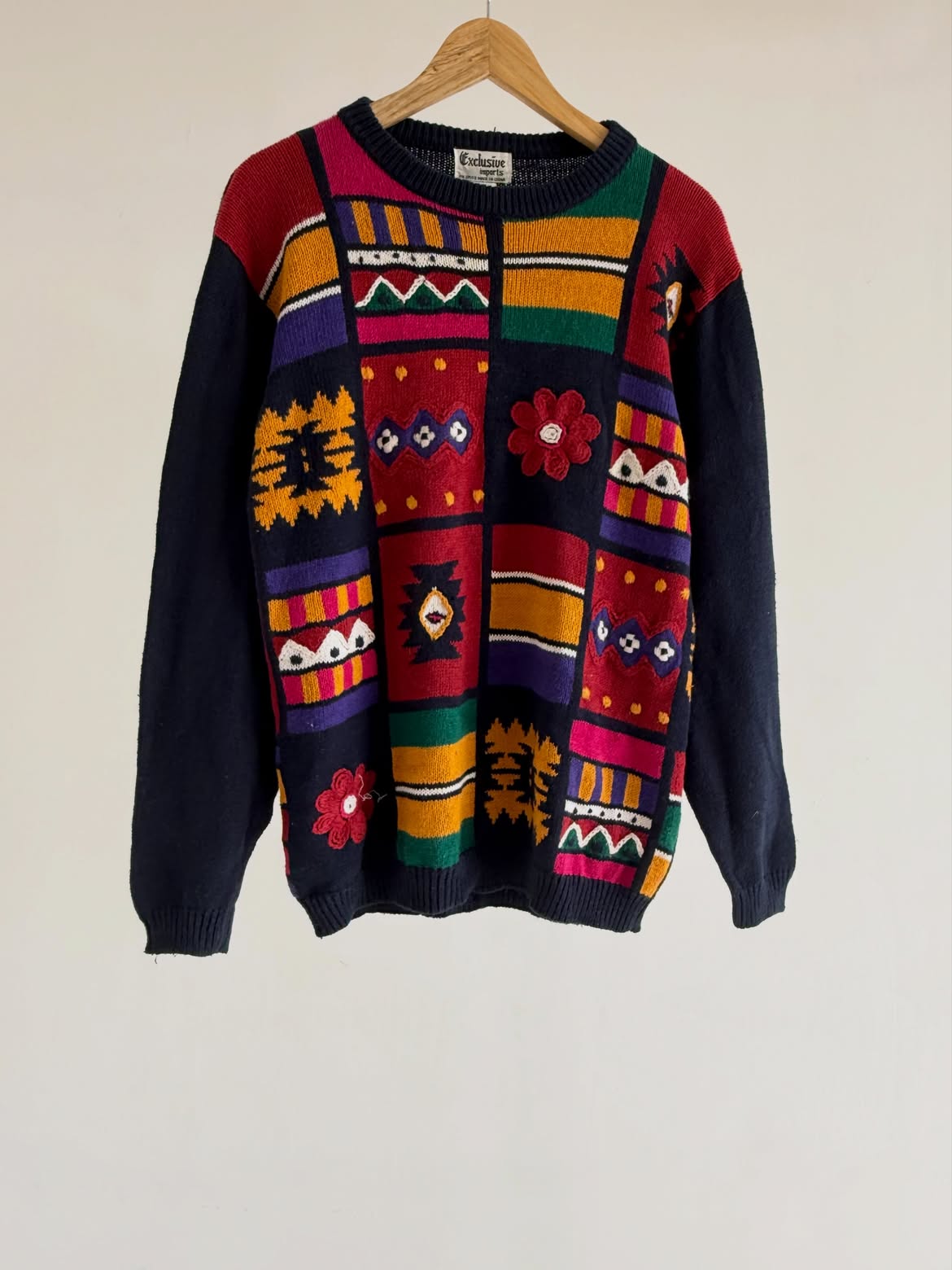 Navy Multi Cardigan