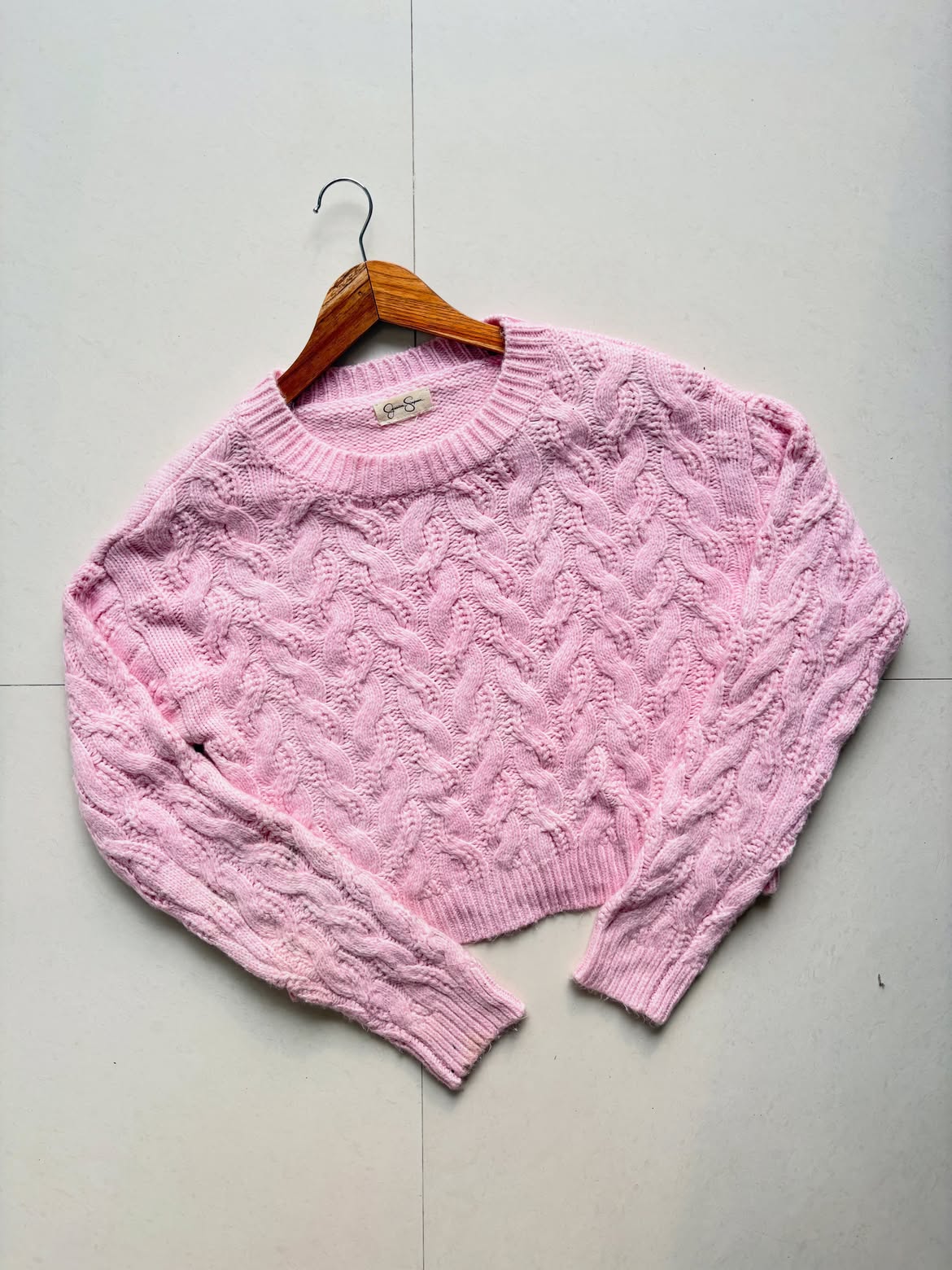 Pink Patterned Cardigan