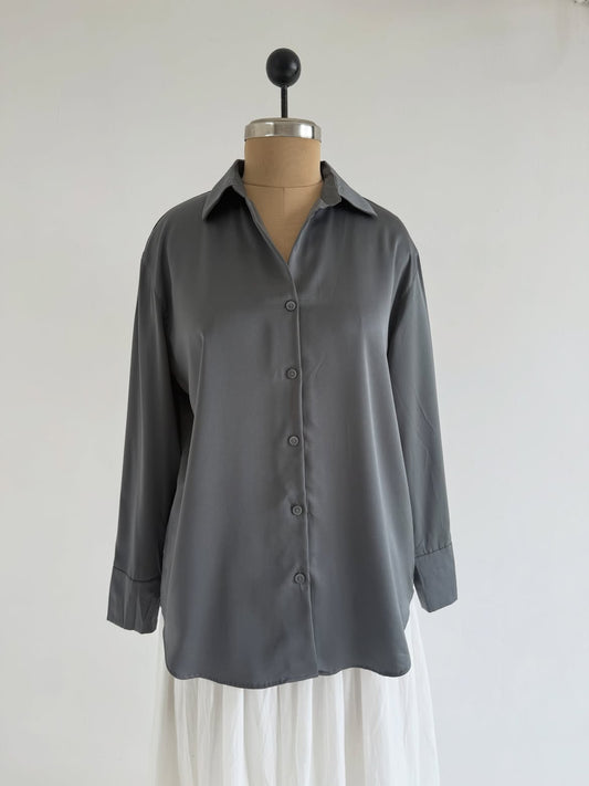 Slate Grey Uniqlo Shirt