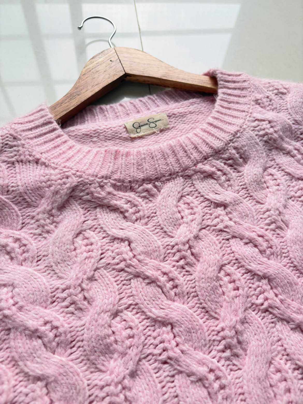 Pink Patterned Cardigan