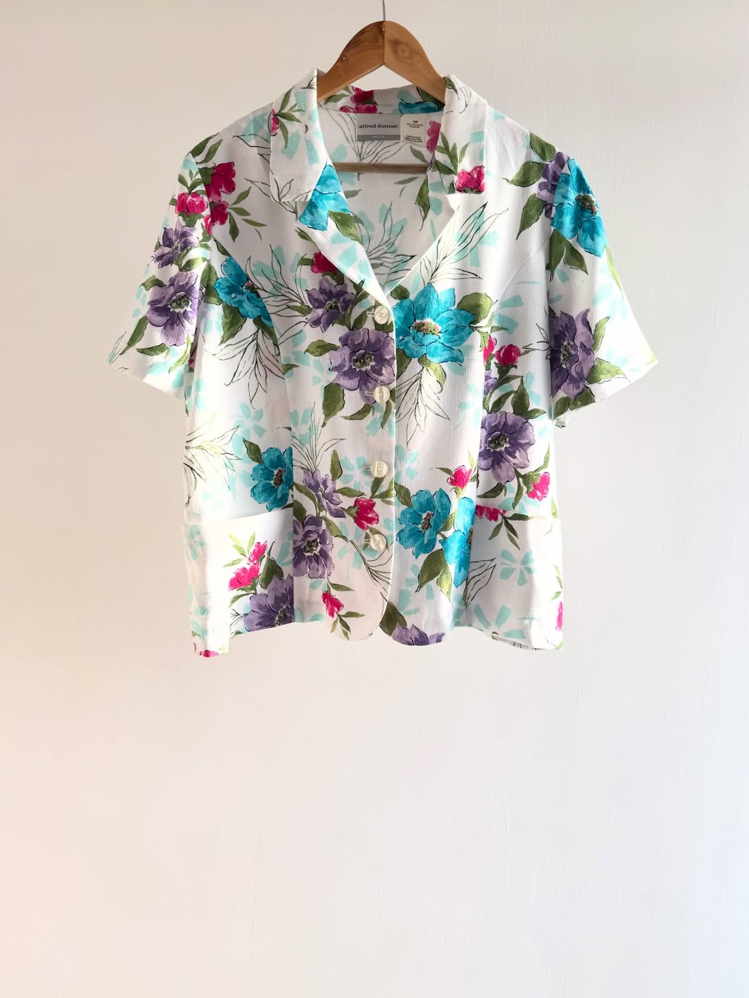 White Floral Tropical Shirt