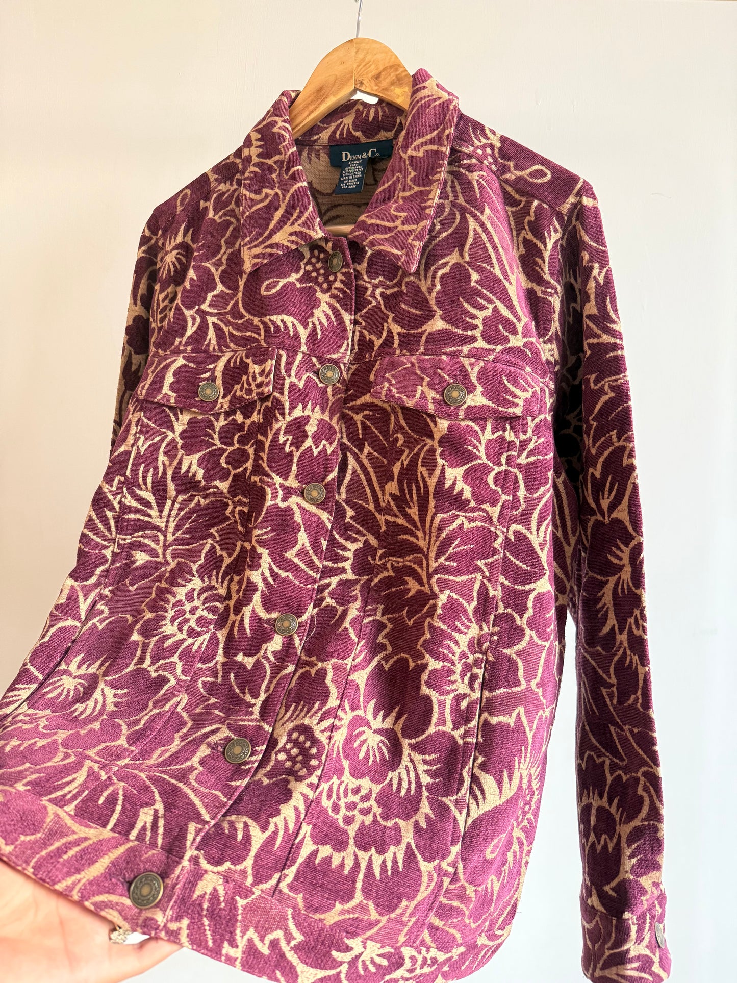 Plum Tapestry Jacket
