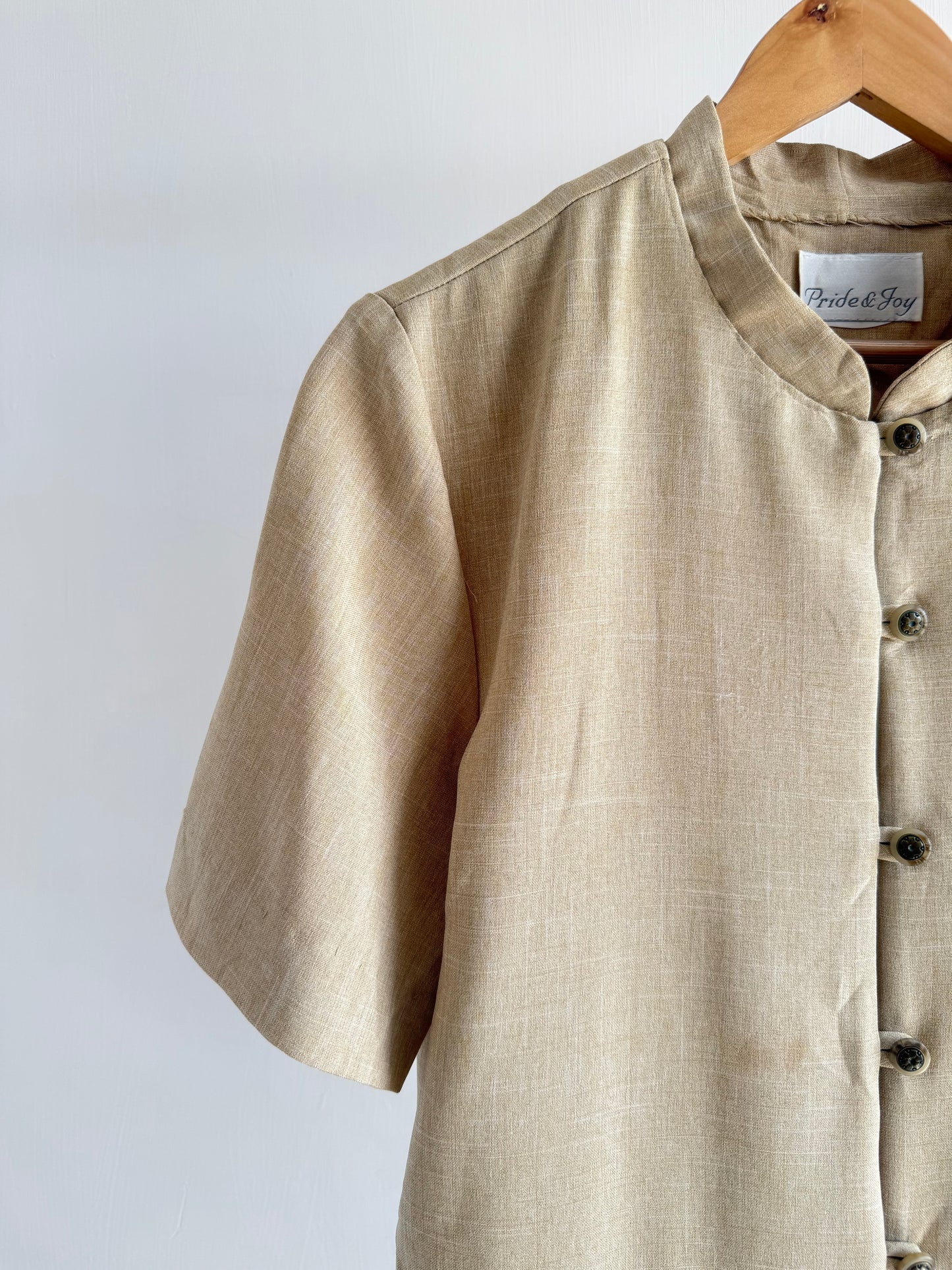 Beige and Grey Shirt