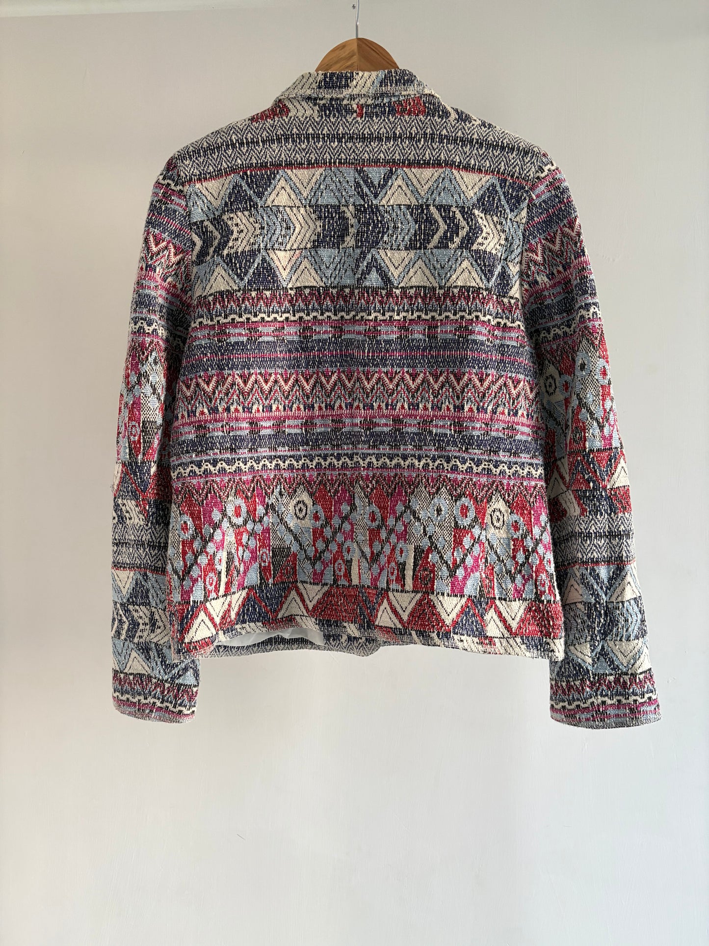Multicoloured Weave Jacket