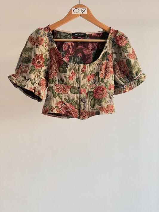Vintage Tapestry Top