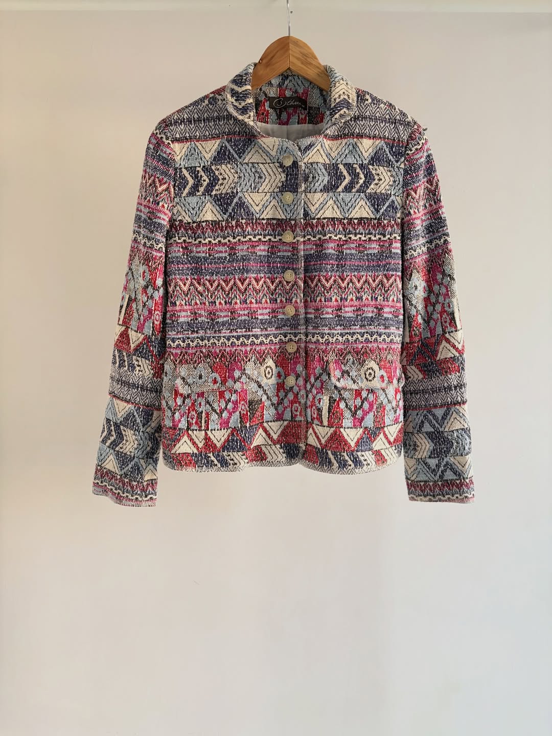 Multicoloured Weave Jacket
