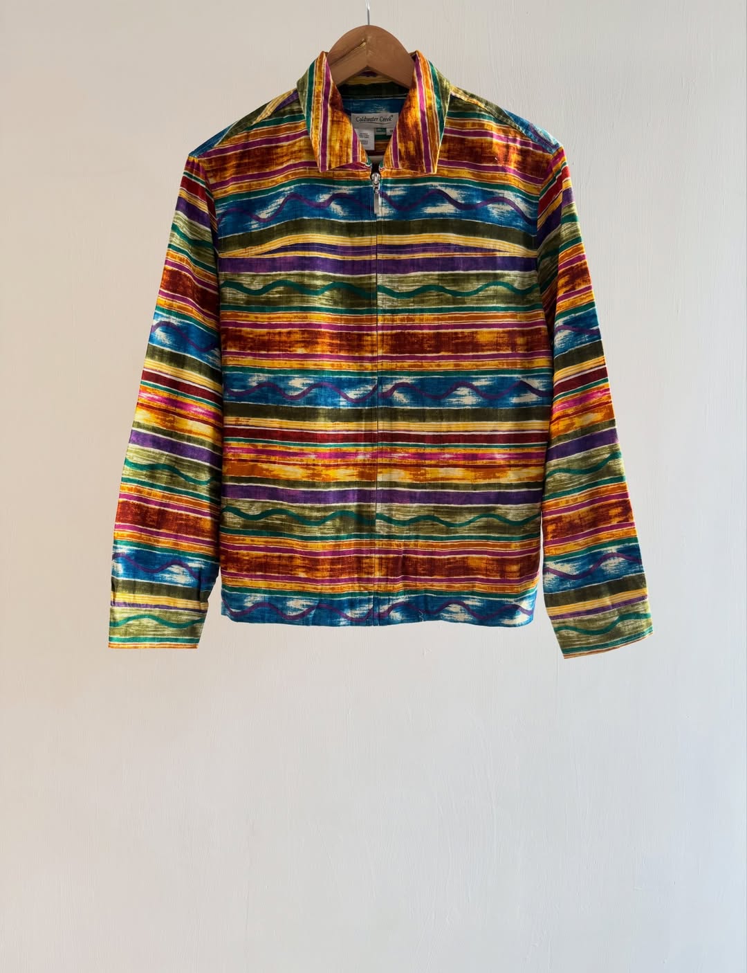 Multicoloured Zipper Jacket