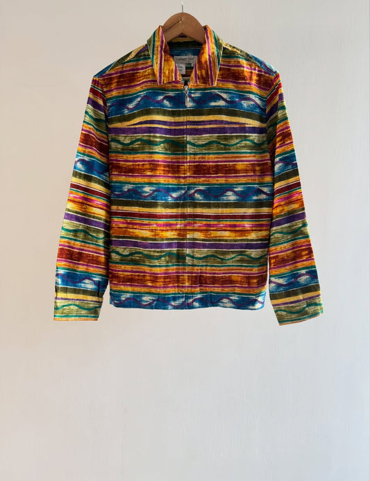 Multicoloured Zipper Jacket