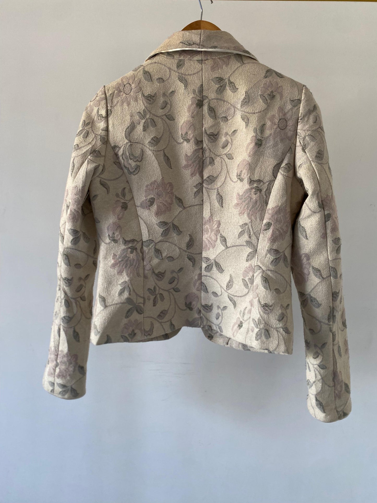Embossed Floral Blazer