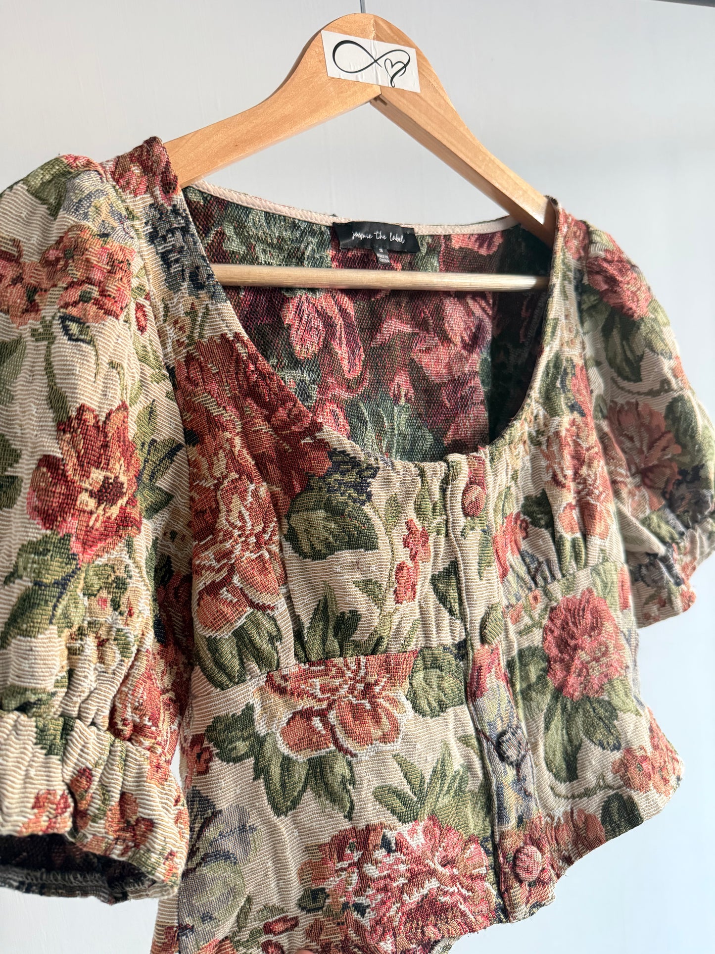 Vintage Tapestry Top