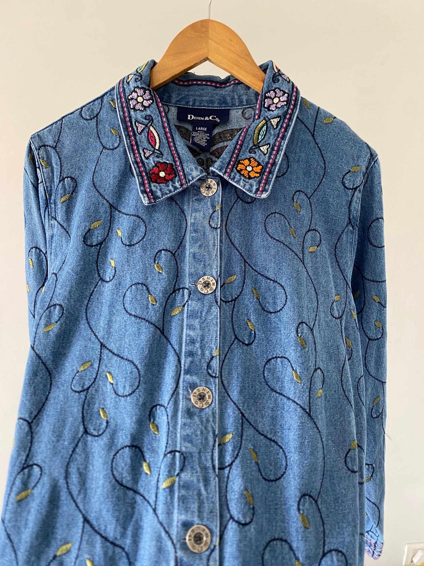 Embroidered Denim Jacket