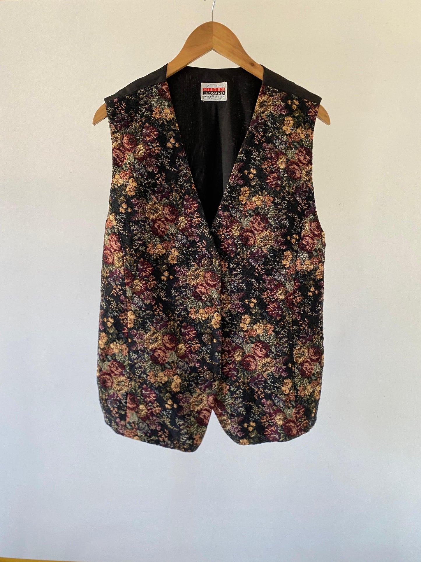 Midnight Rose Tapestry Vest