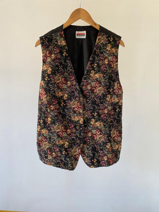 Midnight Rose Tapestry Vest
