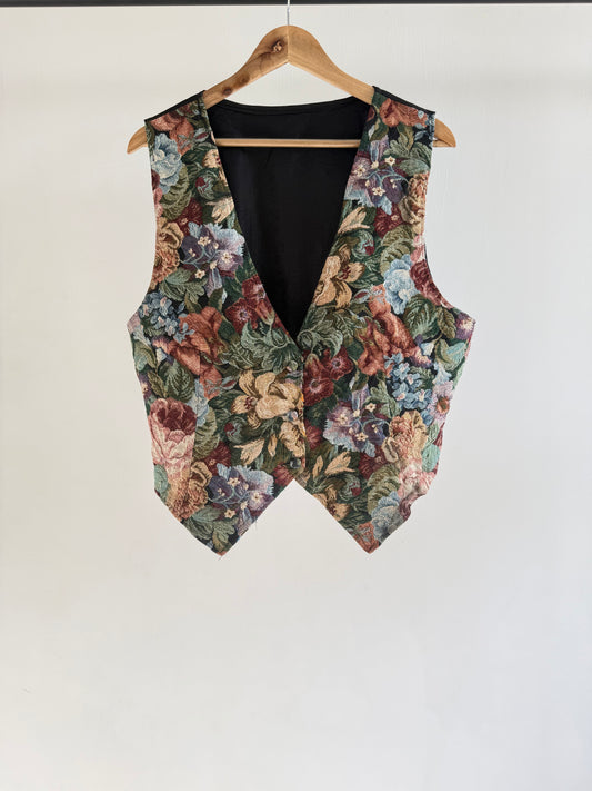 Tapestry Floral Vest