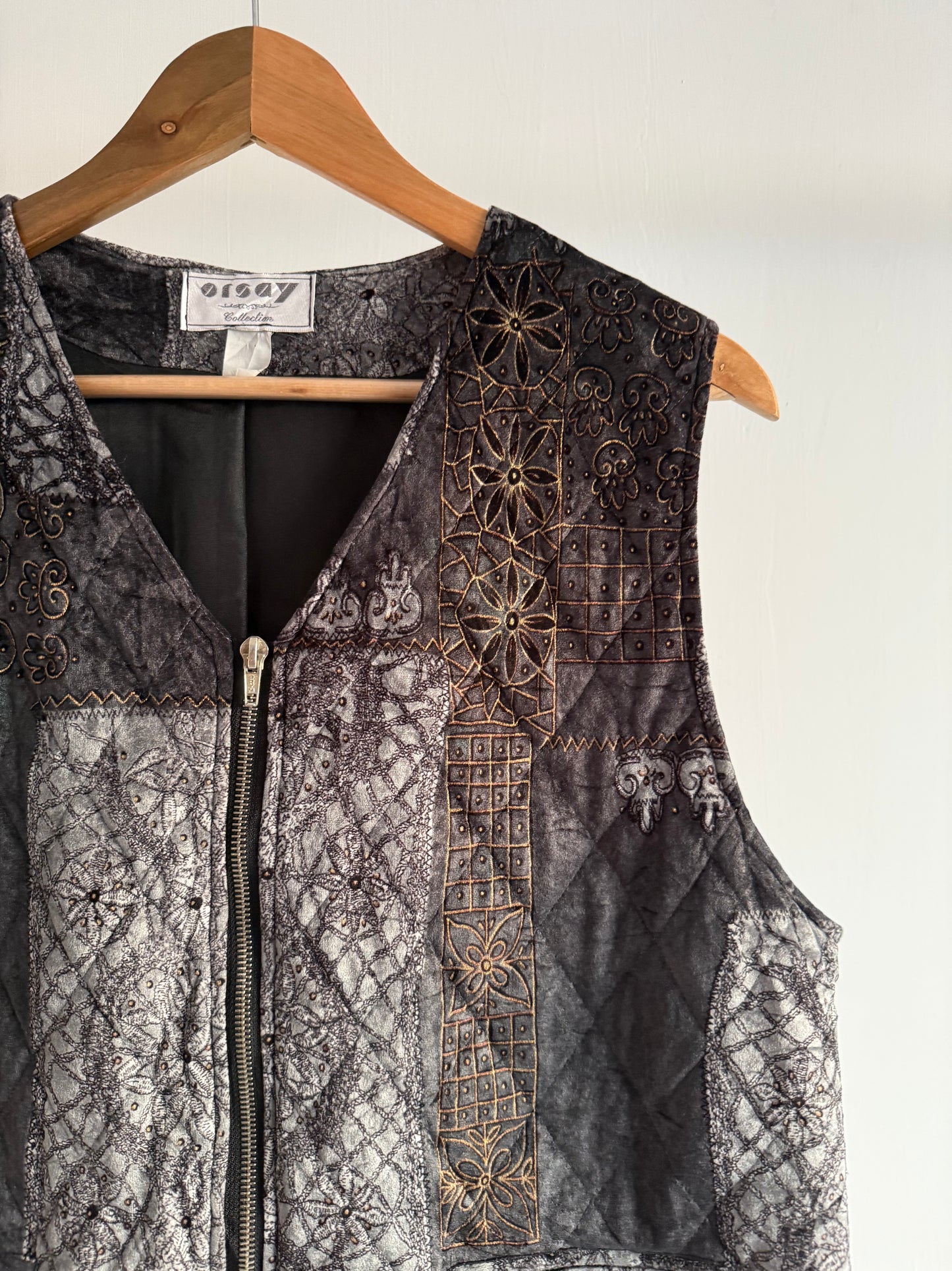Quilted Zipper Vest