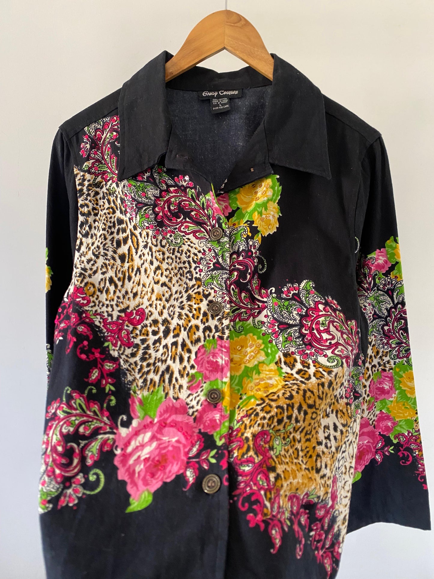 Black Printed Jacket