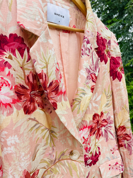 Floral Peach Blazer