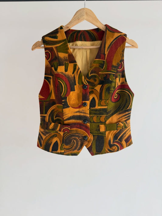 Multi Patterned Vest
