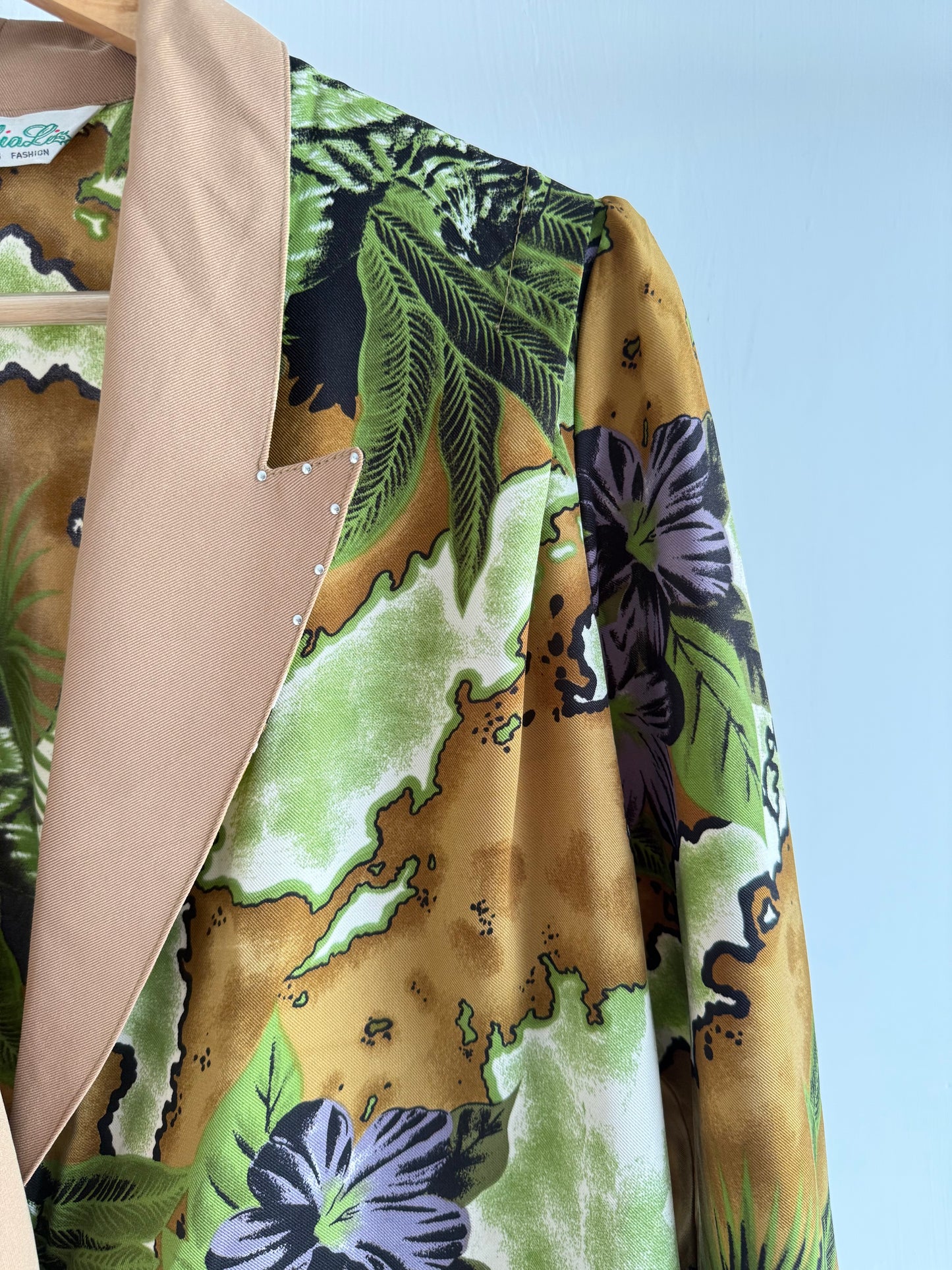 Multicoloured Polyester Blazer