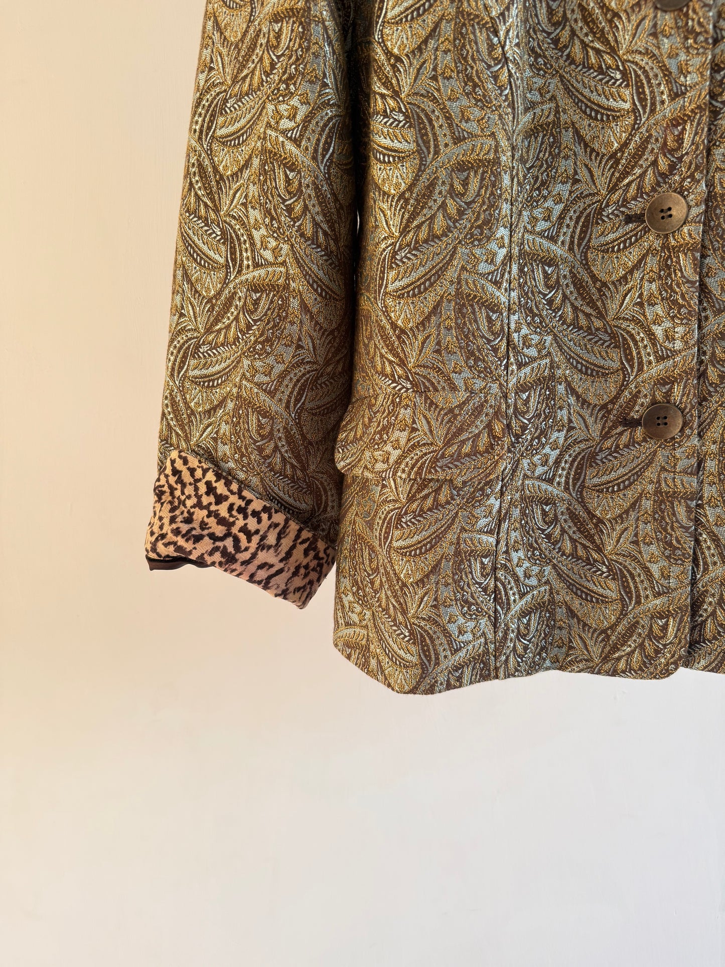 Olive Green Shimmery Jacket