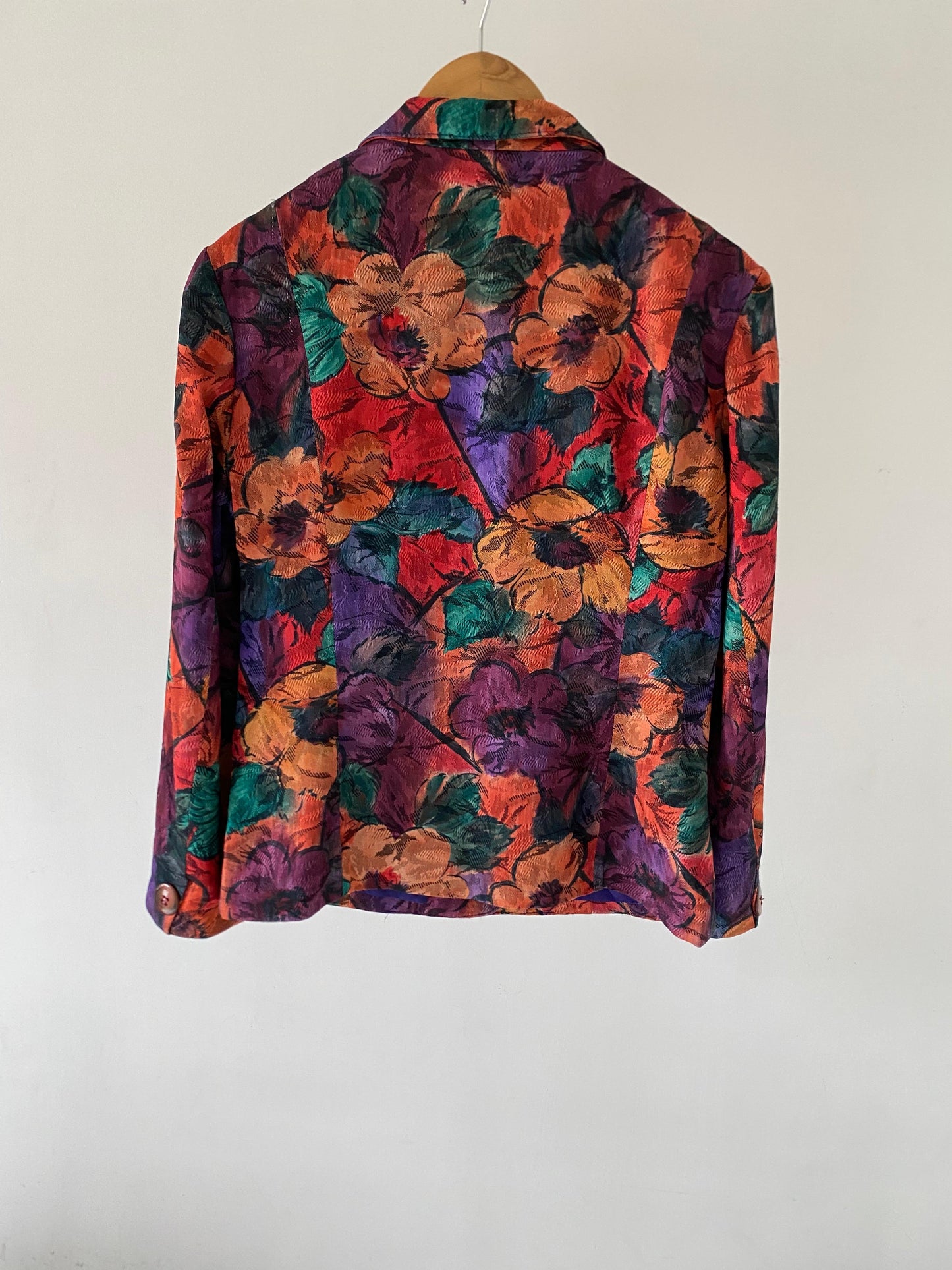 Floral multicoloured blazer