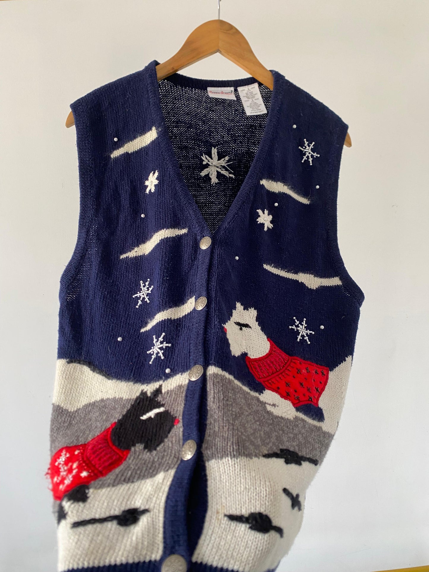 Doggo embroidered vest