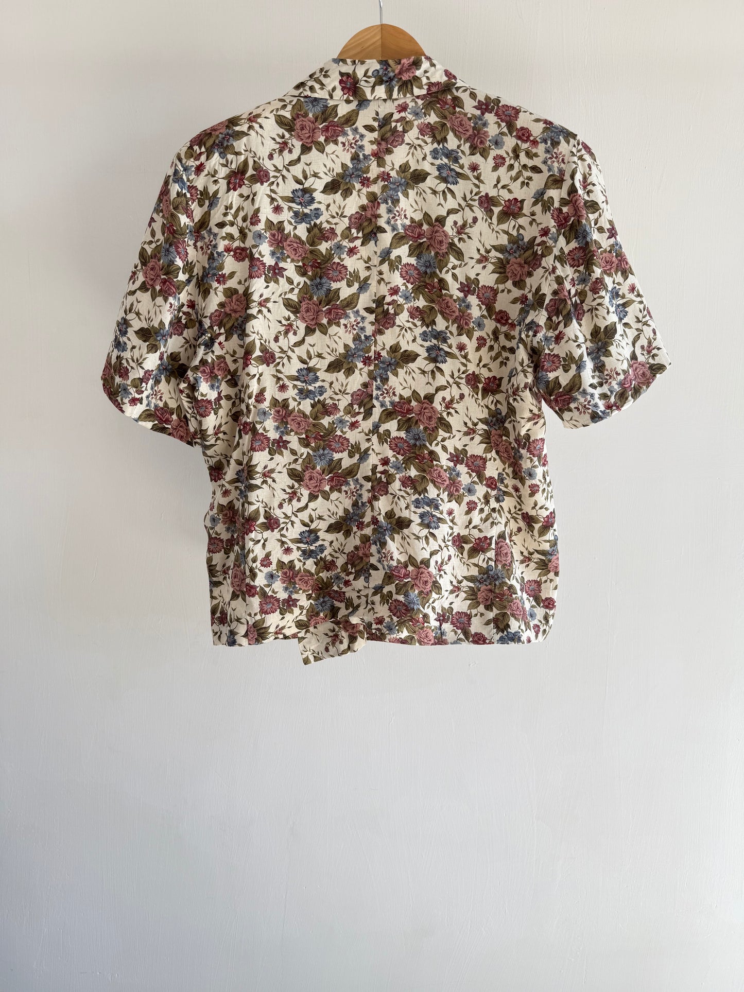 Floral vintage blazer top