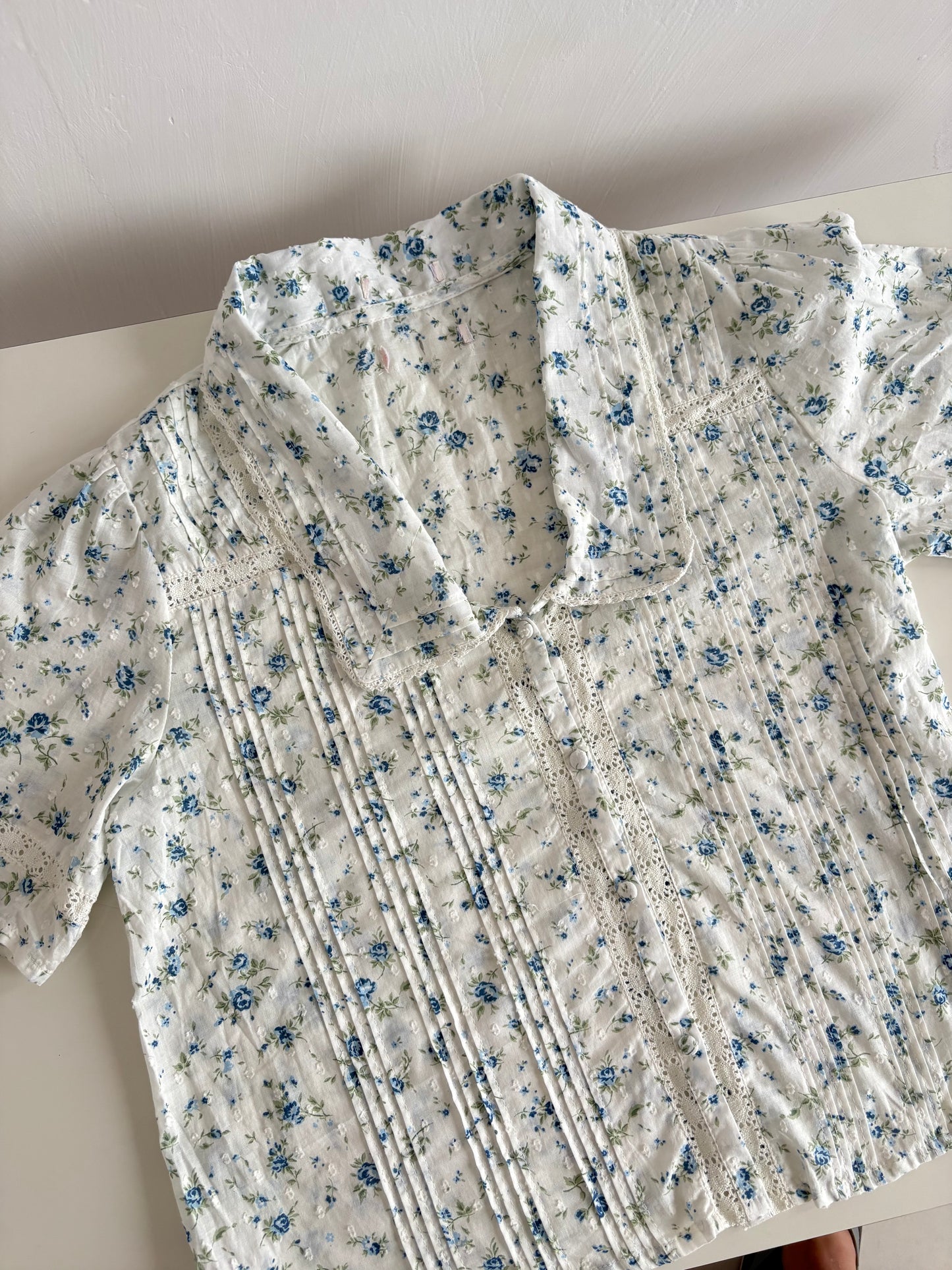 Blue Floral  nightsuit