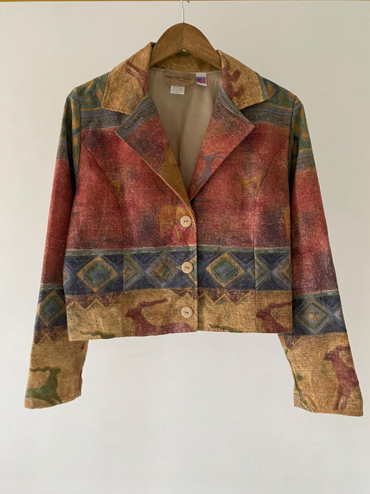 Desert Printed Cotton Jacket