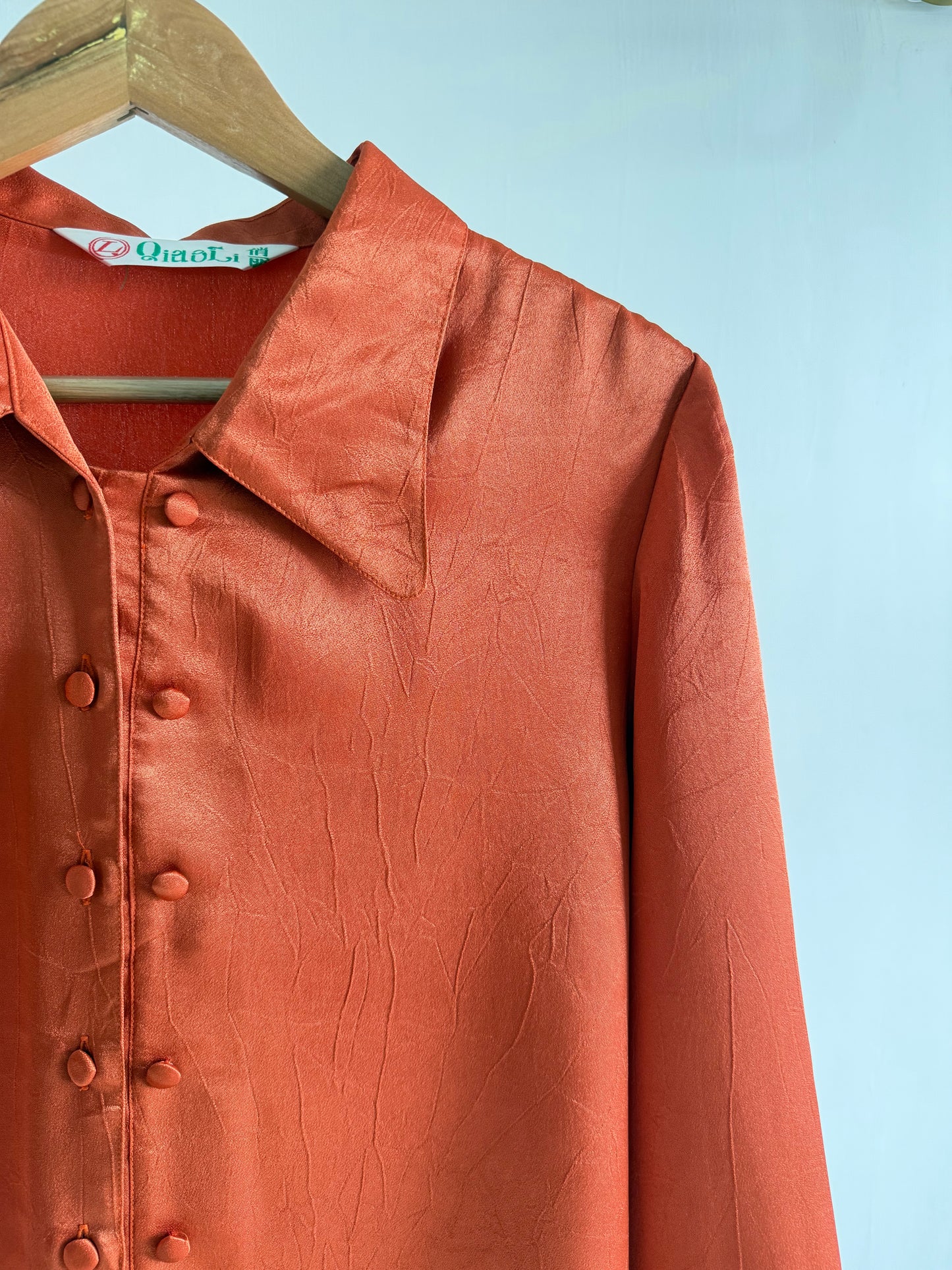 Burnt orange shirt
