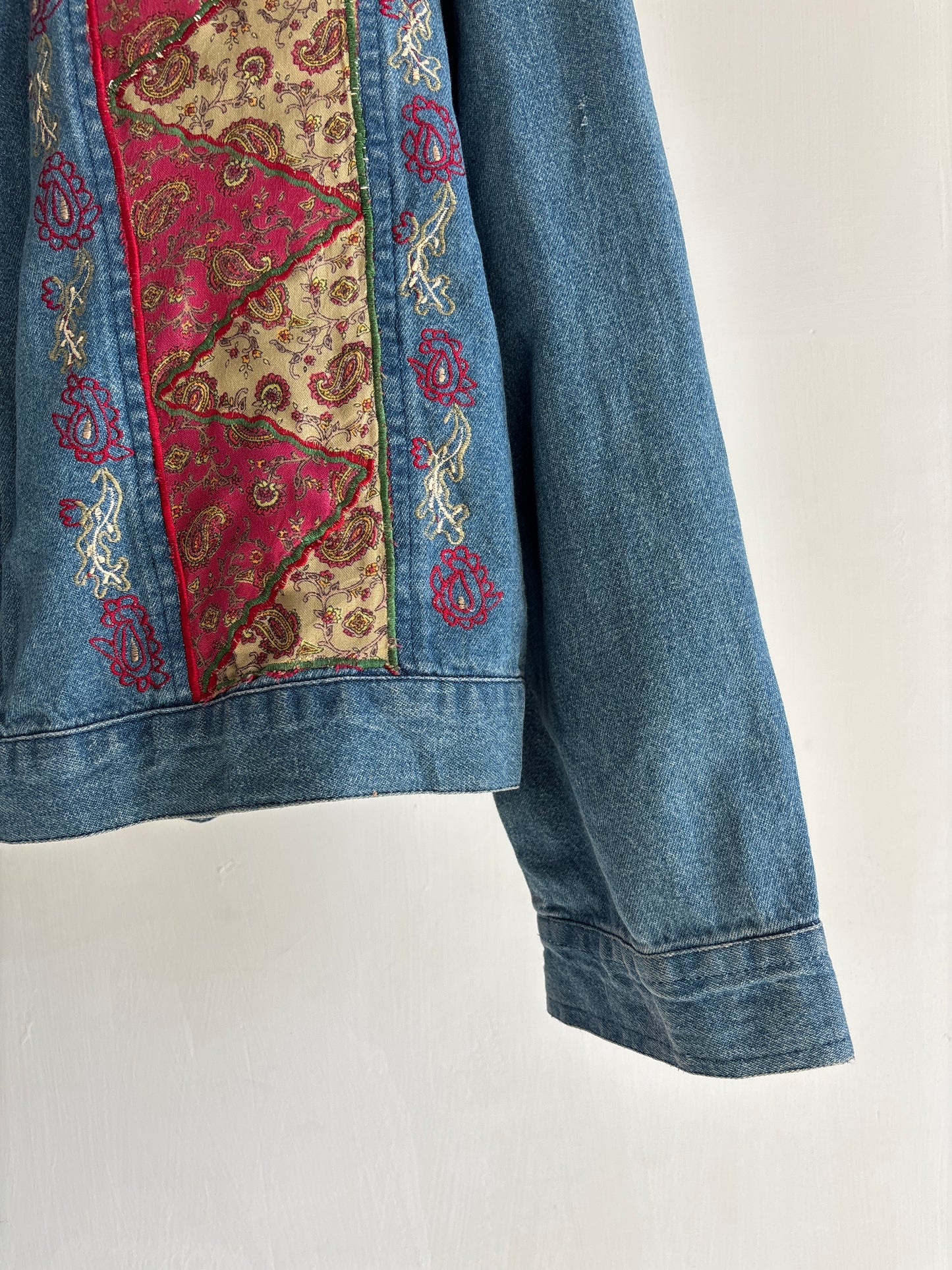 Denim Patchwork Jacket
