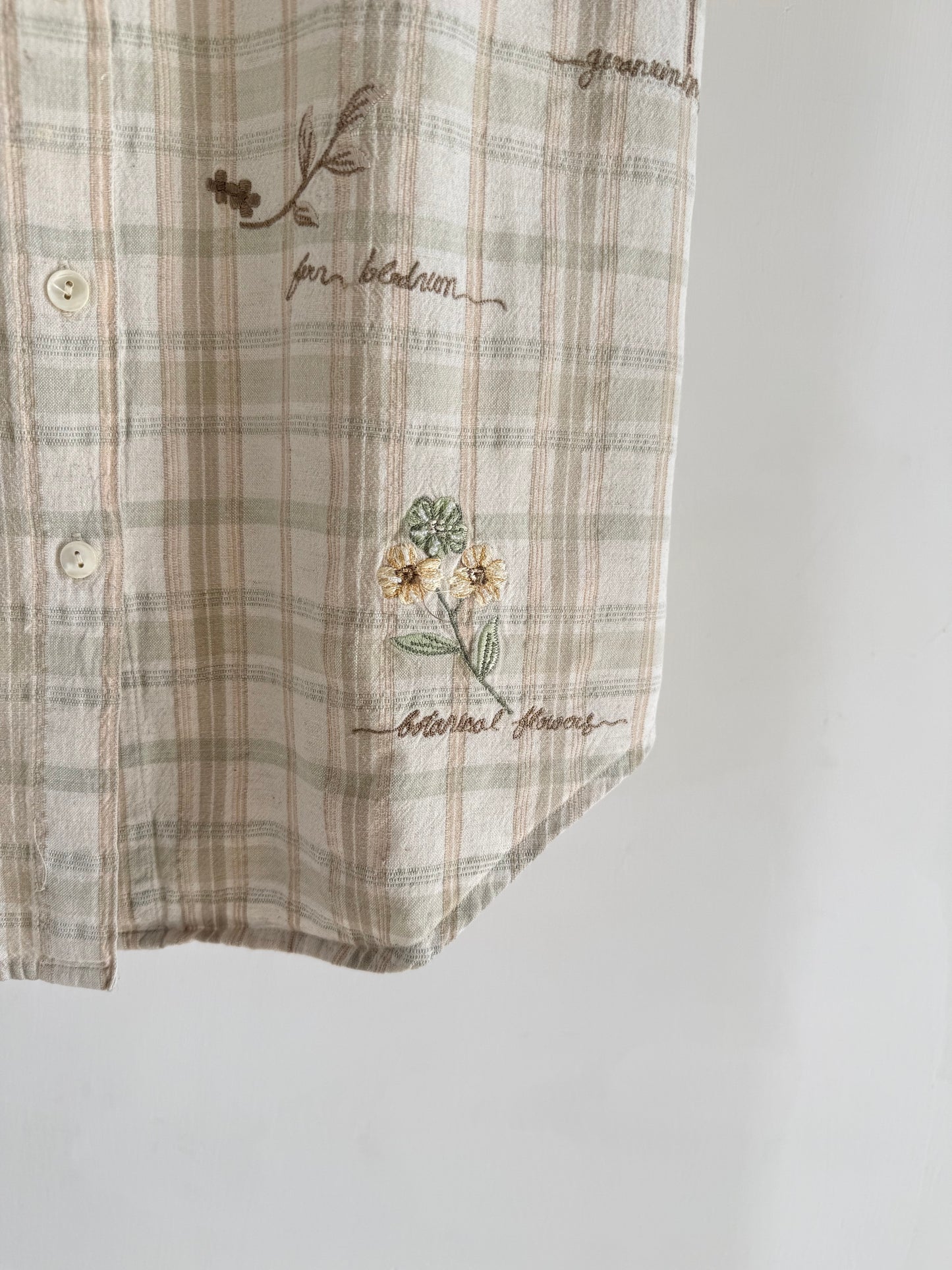 Checkered Floral Shirt
