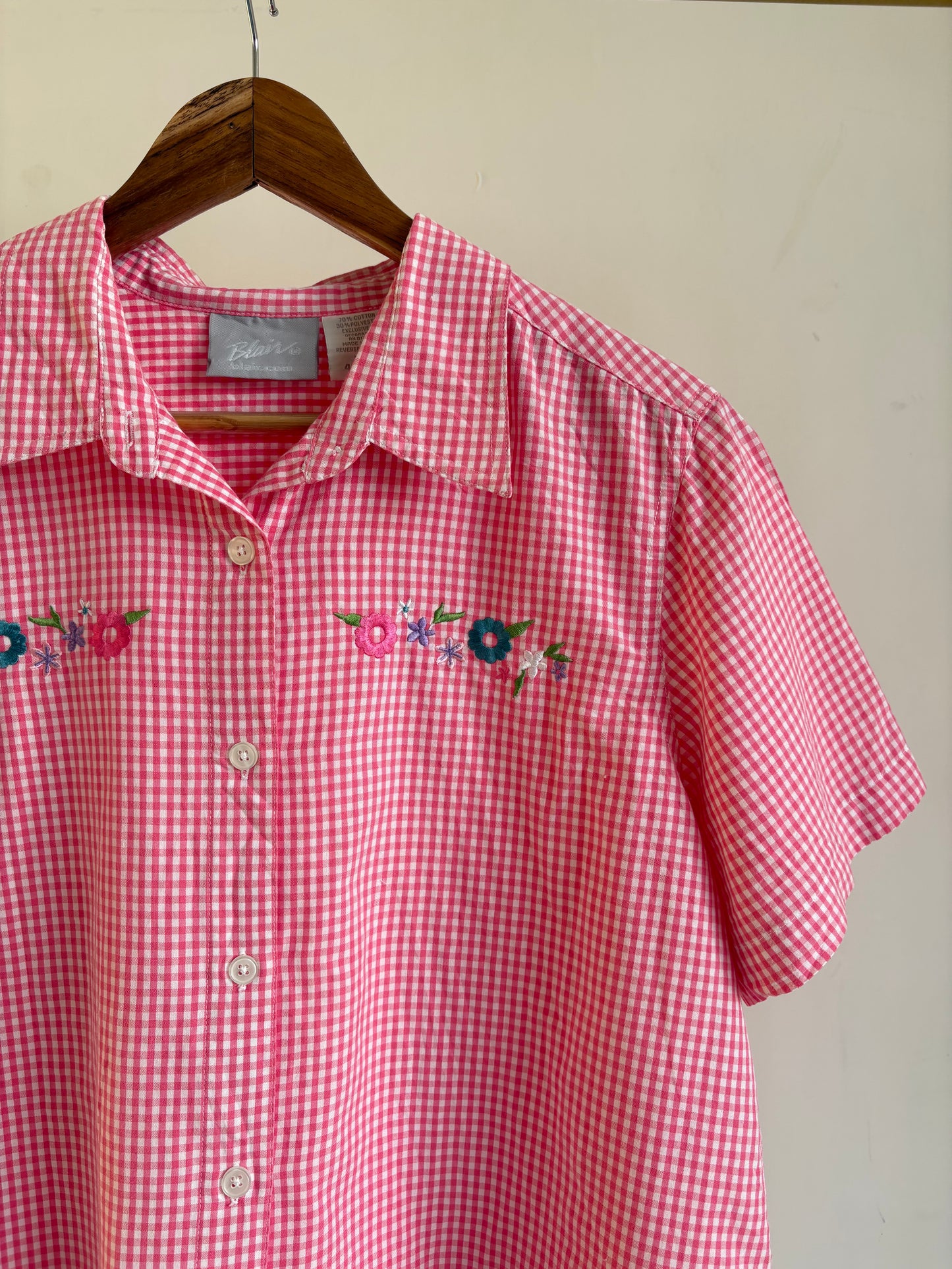 Pink Checkered Shirt